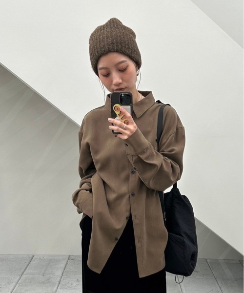 Peachskin Over Shirts（シャツ/ブラウス）｜TODAYFUL（トゥデイフル