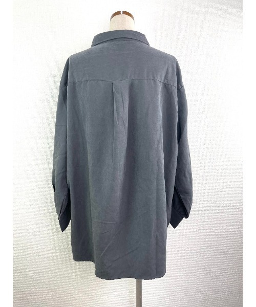 Rydia(リディア)の「スキッパーブラウス(シャツ/ブラウス・レディース・カーキ/ベージュ・M)」の5枚目の写真