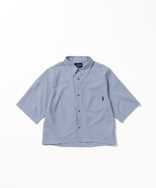 THOUSAND MILE（サウザンドマイル）の「[L's]THREE QUARTER SLEEVE SHIRT HIGH AIR PERMEABILITY CHECK/スリークオータースリーブシャツ（シャツ/ブラウス・レディース・ブラック系その他/ブラウン系その他/ブルー系その他・FREE）」の3枚目の写真
