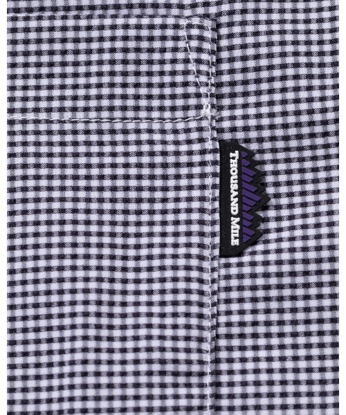 THOUSAND MILE（サウザンドマイル）の「[L's]THREE QUARTER SLEEVE SHIRT HIGH AIR PERMEABILITY CHECK/スリークオータースリーブシャツ（シャツ/ブラウス・レディース・ブラック系その他/ブラウン系その他/ブルー系その他・FREE）」の6枚目の写真