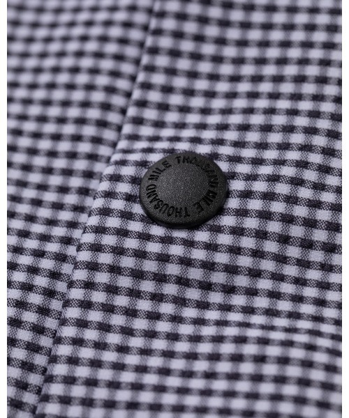 THOUSAND MILE（サウザンドマイル）の「[L's]THREE QUARTER SLEEVE SHIRT HIGH AIR PERMEABILITY CHECK/スリークオータースリーブシャツ（シャツ/ブラウス・レディース・ブラック系その他/ブラウン系その他/ブルー系その他・FREE）」の5枚目の写真