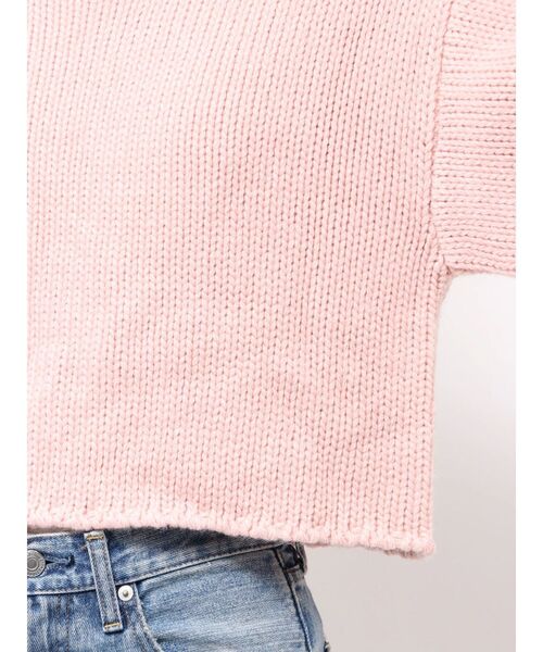 Ungrid（アングリッド）の「ローゲージクルーネックニット（ニット/セーター・レディース・オフホワイト/ピンク/ブラウン・FREE）」の18枚目の写真