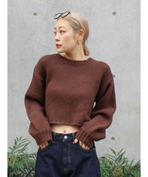 Ungrid | ローゲージクルーネックニット(ニット/セーター)