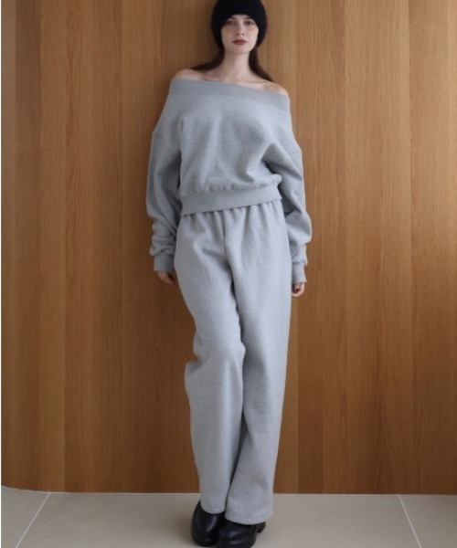 セール】off shoulder sweat set up（スウェット）｜celon（セロン）の