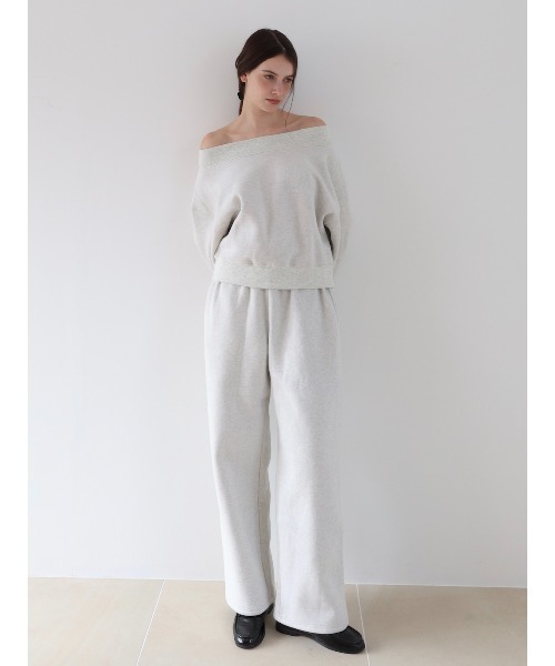 celon(セロン)の「off shoulder sweat set up(スウェット・レディース・グレー/アイボリー/ブラック/その他・FREE)」の2枚目の写真