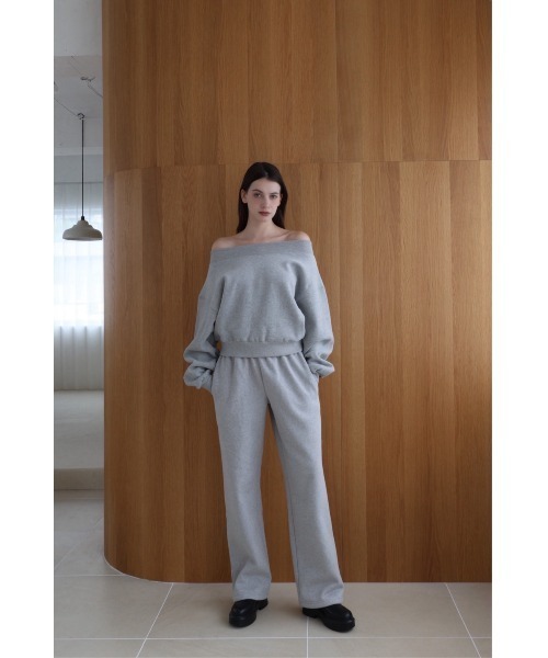 off shoulder sweat set up（スウェット）｜celon（セロン）の