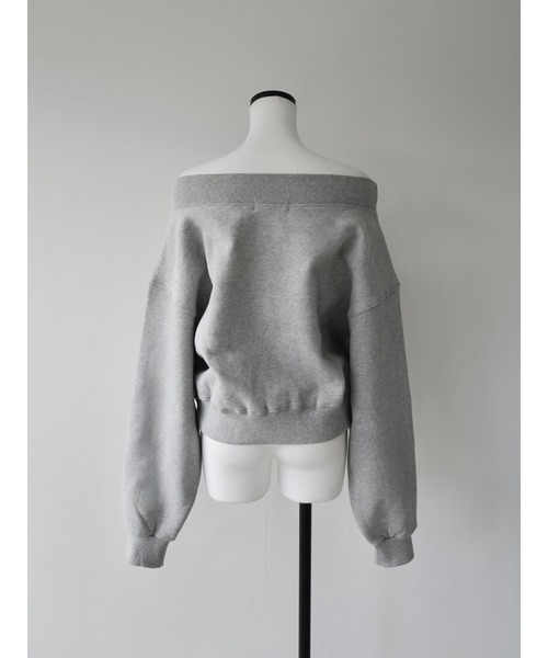 celon(セロン)の「off shoulder sweat set up(スウェット・レディース・グレー/アイボリー/ブラック/その他・FREE)」の7枚目の写真