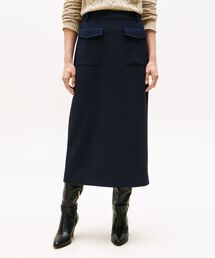 TOMMY HILFIGER | ポンチテーラードミディスカート(スカート)