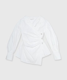 JOSE MOON | DEFORMATION PEARL SHIRT/デフォメーションパールシャツ(シャツ/ブラウス)