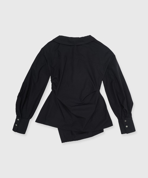 JOSE MOON（ジョゼムーン）の「DEFORMATION PEARL SHIRT/デフォメーションパールシャツ（シャツ/ブラウス・レディース・ホワイト/ブラック・FREE）」の20枚目の写真