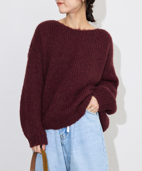 新品タグ付き トリコットジーンマルク SLOBE別注 ニット スローブイエナ 追加》TRICOTS JEAN MARC/トリコットジーンマルク SLOBE別注 PO KNIT