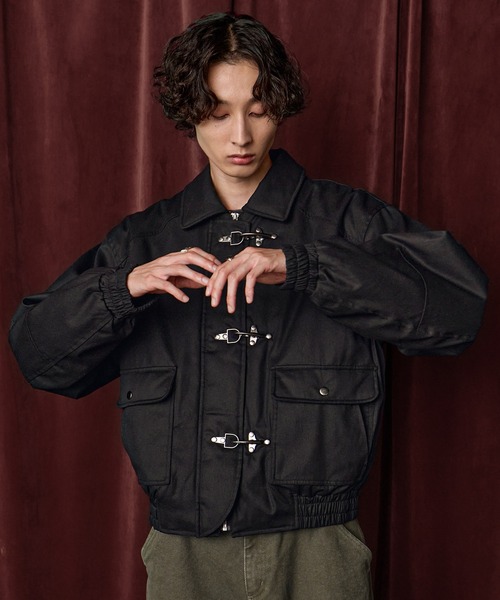 Bleme(ブレム)の「ファイヤーマン 中綿ボリューム オイルドコットン ブルゾン(ブルゾン・メンズ・ブラック/ブラウン・M/S/XL/L)」の12枚目の写真