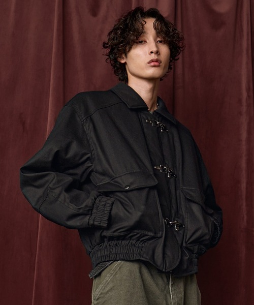 Bleme(ブレム)の「ファイヤーマン 中綿ボリューム オイルドコットン ブルゾン(ブルゾン・メンズ・ブラック/ブラウン・M/S/XL/L)」の11枚目の写真