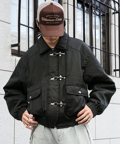 Bleme(ブレム)の「ファイヤーマン 中綿ボリューム オイルドコットン ブルゾン(ブルゾン・メンズ・ブラック/ブラウン・M/S/XL/L)」の21枚目の写真