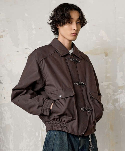 Bleme(ブレム)の「ファイヤーマン 中綿ボリューム オイルドコットン ブルゾン(ブルゾン・メンズ・ブラック/ブラウン・M/S/XL/L)」の15枚目の写真