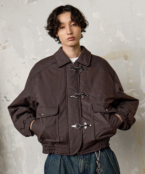 ファイヤーマン 中綿ボリューム オイルドコットン ブルゾン