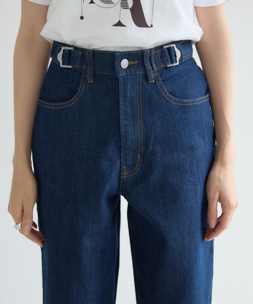 KATHARINE ROSS（キャサリンロス）の「【PILLINI/ピリーニ】タブ付ストレートデニムパンツ（デニムパンツ・レディース・ブラック/ネイビー・SMALL/MEDIUM/LARGE）」の21枚目の写真