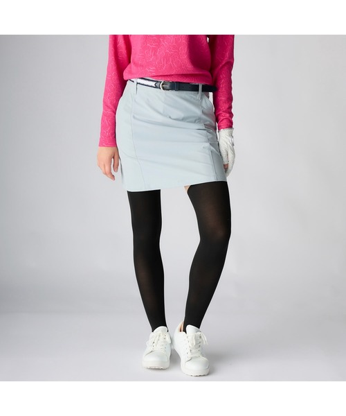 marie claire(マリ・クレール)の「marie claire GOLF マリクレールゴルフ ゴルフウェア スカート ワンポイント ロゴ スパンストレッチ インナーショーツ一体型(スカート・レディース・ブラック/グレー・M/LL/L)」の12枚目の写真