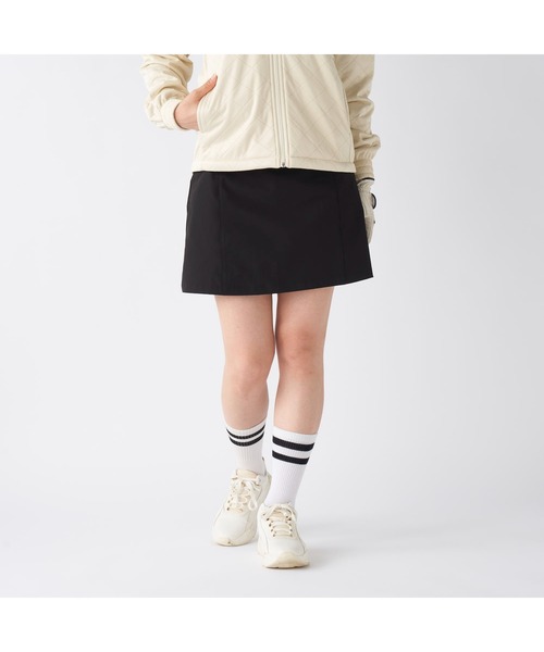 marie claire(マリ・クレール)の「marie claire GOLF マリクレールゴルフ ゴルフウェア スカート ワンポイント ロゴ スパンストレッチ インナーショーツ一体型(スカート・レディース・ブラック/グレー・M/LL/L)」の9枚目の写真