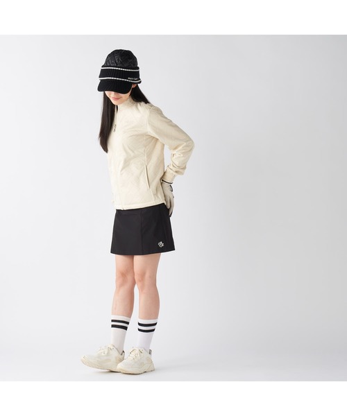 marie claire(マリ・クレール)の「marie claire GOLF マリクレールゴルフ ゴルフウェア スカート ワンポイント ロゴ スパンストレッチ インナーショーツ一体型(スカート・レディース・ブラック/グレー・M/LL/L)」の11枚目の写真