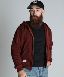 schott（ショット）の「Schott/ショット/BLANK ZIP HOODED/ブランク ジップ パーカー（パーカー）」