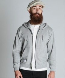 schott（ショット）の「Schott/ショット/BLANK ZIP HOODED/ブランク ジップ パーカー（パーカー）」