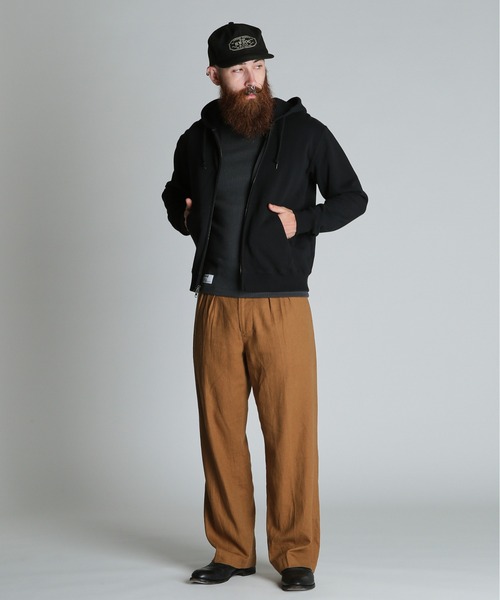 schott（ショット）の「Schott/ショット/BLANK ZIP HOODED/ブランク ジップ パーカー（パーカー・メンズ・ブラック/グレー/ブラウン・M/L/XL）」の20枚目の写真