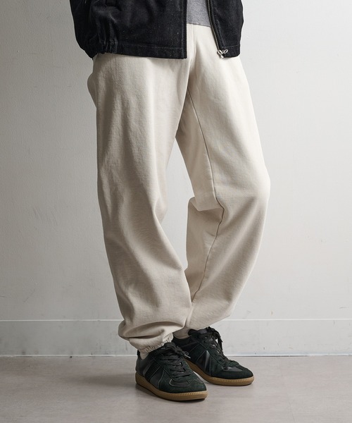 LOS ANGELES APPAREL（ロサンゼルスアパレル）の「【Los Angeles Apparel】Heavy Fleece Sweatpant 14Oz Garment Dye オンス ヘビーウェイト フリース スウェットパンツ ガーメントダイ 裏起毛 USA製  L-HF04GD UNTR（スウェットパンツ・メンズ・ブラウン/グリーン/ライトグリーン/ネイビー/グレー/ブルー/オリーブ/ブラック・S/M/L/XL/XXL）」の2枚目の写真