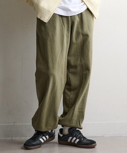 LOS ANGELES APPAREL（ロサンゼルスアパレル）の「【Los Angeles Apparel】Heavy Fleece Sweatpant 14Oz Garment Dye オンス ヘビーウェイト フリース スウェットパンツ ガーメントダイ 裏起毛 USA製  L-HF04GD UNTR（スウェットパンツ・メンズ・ブラウン/グリーン/ライトグリーン/ネイビー/グレー/ブルー/オリーブ/ブラック・S/M/L/XL/XXL）」の4枚目の写真