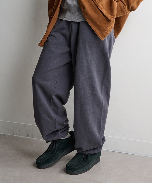 LOS ANGELES APPAREL（ロサンゼルスアパレル）の「【Los Angeles Apparel】Heavy Fleece Sweatpant 14Oz Garment Dye オンス ヘビーウェイト フリース スウェットパンツ ガーメントダイ 裏起毛 USA製  L-HF04GD UNTR（スウェットパンツ・メンズ・ブラウン/グリーン/ライトグリーン/ネイビー/グレー/ブルー/オリーブ/ブラック・S/M/L/XL/XXL）」の8枚目の写真