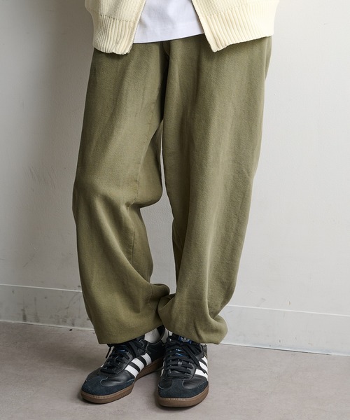 LOS ANGELES APPAREL（ロサンゼルスアパレル）の「【Los Angeles Apparel】Heavy Fleece Sweatpant 14Oz Garment Dye オンス ヘビーウェイト フリース スウェットパンツ ガーメントダイ 裏起毛 USA製  L-HF04GD UNTR（スウェットパンツ・メンズ・ブラウン/グリーン/ライトグリーン/ネイビー/グレー/ブルー/オリーブ/ブラック・S/M/L/XL/XXL）」の9枚目の写真