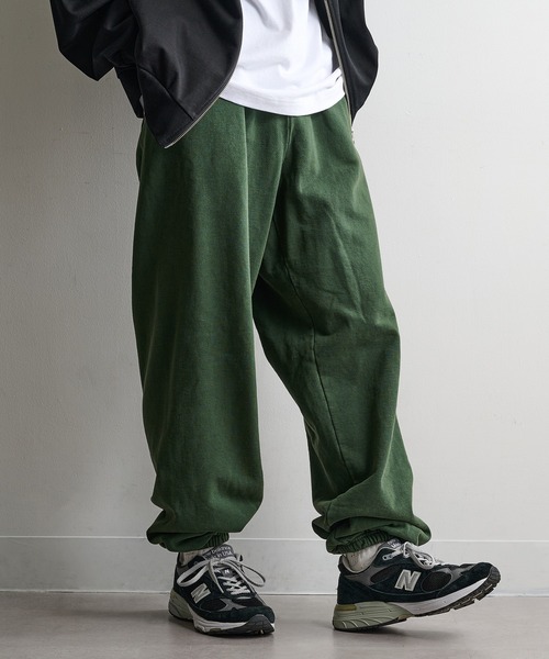 LOS ANGELES APPAREL（ロサンゼルスアパレル）の「【Los Angeles Apparel】Heavy Fleece Sweatpant 14Oz Garment Dye オンス ヘビーウェイト フリース スウェットパンツ ガーメントダイ 裏起毛 USA製  L-HF04GD UNTR（スウェットパンツ・メンズ・ブラウン/グリーン/ライトグリーン/ネイビー/グレー/ブルー/オリーブ/ブラック・S/M/L/XL/XXL）」の13枚目の写真