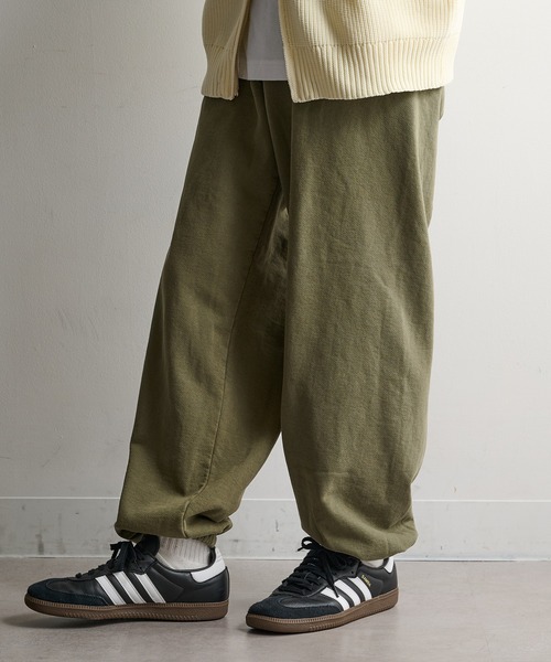 LOS ANGELES APPAREL（ロサンゼルスアパレル）の「【Los Angeles Apparel】Heavy Fleece Sweatpant 14Oz Garment Dye オンス ヘビーウェイト フリース スウェットパンツ ガーメントダイ 裏起毛 USA製  L-HF04GD UNTR（スウェットパンツ・メンズ・ブラウン/グリーン/ライトグリーン/ネイビー/グレー/ブルー/オリーブ/ブラック・S/M/L/XL/XXL）」の10枚目の写真