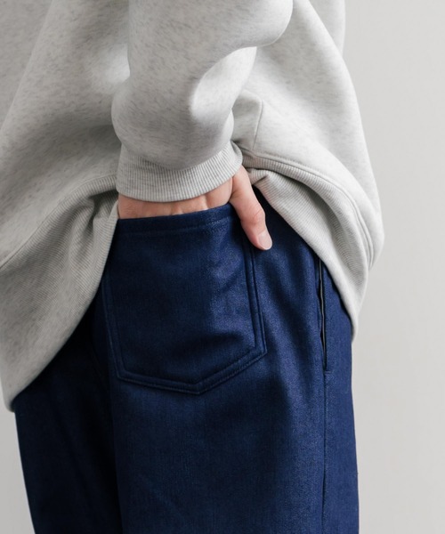 KANGOL(カンゴール)の「KANGOL カンゴール 別注コラボ蓄熱裏フリースヒートテーパードジョガーイージーパンツ(その他パンツ・メンズ・カーキ/ブラック/チャコール/ブラック系/インディゴブルー/ライトインディゴブルー/ホワイト/ベージュ/ネイビー/ブラウン/グレー・M/L/S/XL)」の16枚目の写真