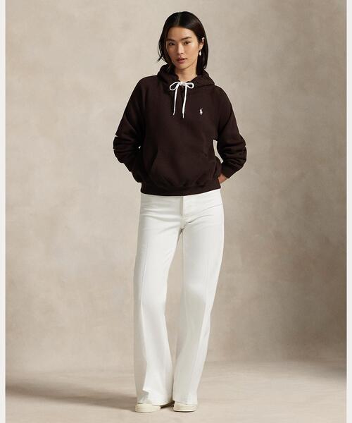 POLO RALPH LAUREN（ポロ ラルフ ローレン）の「シュランケン フィット フリース フーディ（パーカー・レディース・ブラウン・M/S/XS）」の6枚目の写真