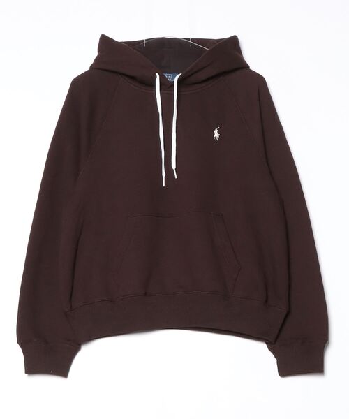 POLO RALPH LAUREN（ポロ ラルフ ローレン）の「シュランケン フィット フリース フーディ（パーカー・レディース・ブラウン・M/S/XS）」の3枚目の写真