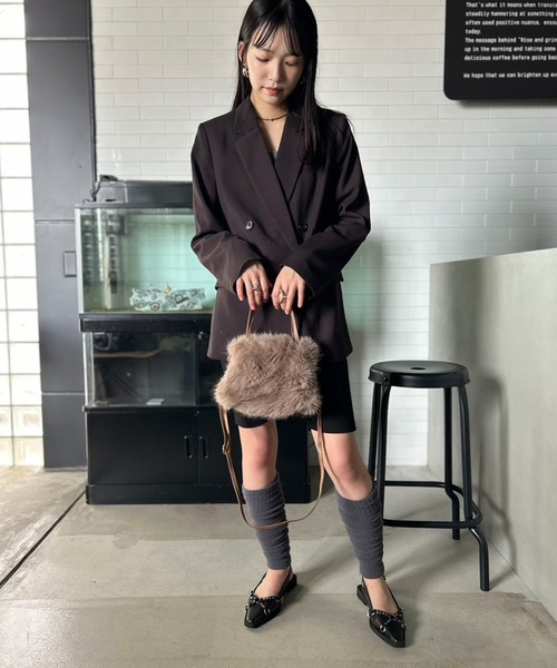 Kotoe(コトエ)の「【2WAY】 シャギーエコファーバッグ ショルダーバッグ(ショルダーバッグ・レディース・ブラック/ベージュ/ブラウン・FREE)」の7枚目の写真