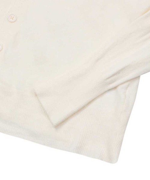 MUCENT（ムセント）の「A'GEM/9 × .kom 『MUCENT/ムーセント』 MARAIS 7 BUTTON CROP HENRY NECK CARDIGAN/7ボタンクロップヘンリーネックカーディガン（カーディガン/ボレロ・レディース・ネイビー/グレー/ブラック/アイボリー・FREE）」の13枚目の写真