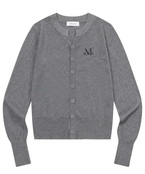 MUCENT（ムセント）の「A'GEM/9 × .kom 『MUCENT/ムーセント』 MARAIS 7 BUTTON CROP HENRY NECK CARDIGAN/7ボタンクロップヘンリーネックカーディガン（カーディガン/ボレロ・レディース・ネイビー/グレー/ブラック/アイボリー・FREE）」の20枚目の写真