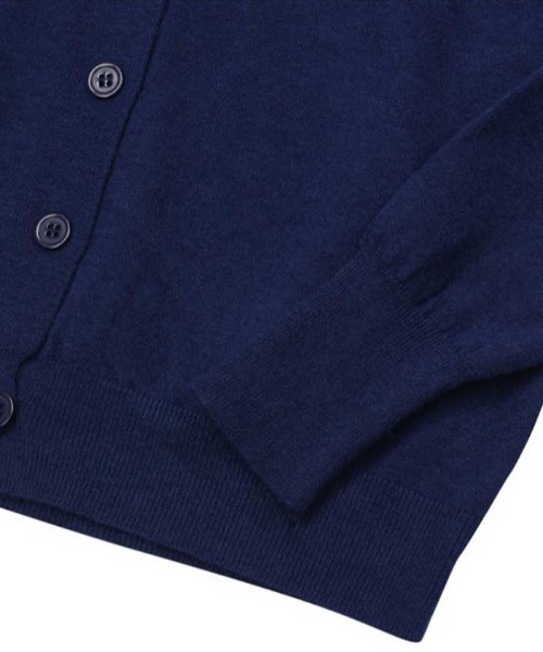 MUCENT（ムセント）の「A'GEM/9 × .kom 『MUCENT/ムーセント』 MARAIS 7 BUTTON CROP HENRY NECK CARDIGAN/7ボタンクロップヘンリーネックカーディガン（カーディガン/ボレロ・レディース・ネイビー/グレー/ブラック/アイボリー・FREE）」の19枚目の写真