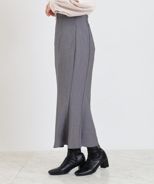 ASTORIA ODIER（アストリアオディール）の「ピンチェックビット付マーメイドスカート（スカート・レディース・ブラウン/ブラック/グレー・MEDIUM/LARGE/SMALL）」の9枚目の写真