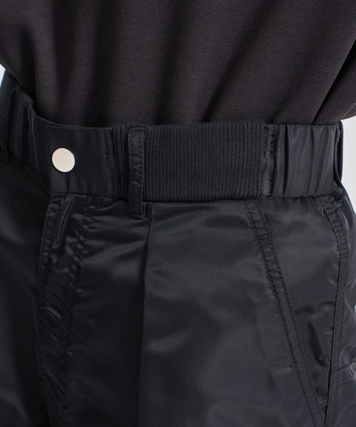 CITY TOKYO（シティトウキョウ）の「【CITY TOKYO/シティートーキョー】MA-1ワイドパンツ（カーゴパンツ・メンズ・ダークグレー/ブラック・1/2）」の10枚目の写真