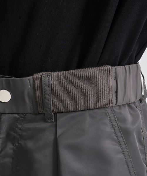 CITY TOKYO（シティトウキョウ）の「【CITY TOKYO/シティートーキョー】MA-1ワイドパンツ（カーゴパンツ・メンズ・ダークグレー/ブラック・1/2）」の20枚目の写真