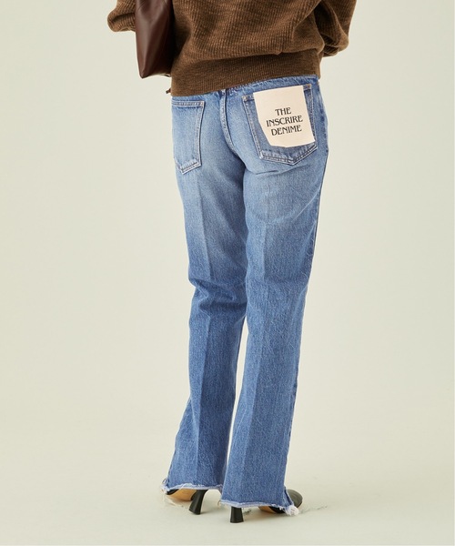 INSCRIRE（アンスクリア）の「《追加》【INSCRIRE /アンスクリア】002 Flare Denim：デニム（デニムパンツ・レディース・ブルー・28/29/30）」の6枚目の写真