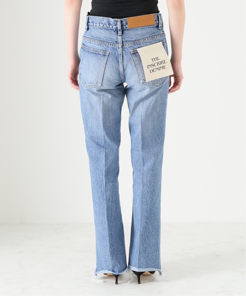 INSCRIRE（アンスクリア）の「《追加》【INSCRIRE /アンスクリア】002 Flare Denim：デニム（デニムパンツ・レディース・ブルー・28/29/30）」の9枚目の写真