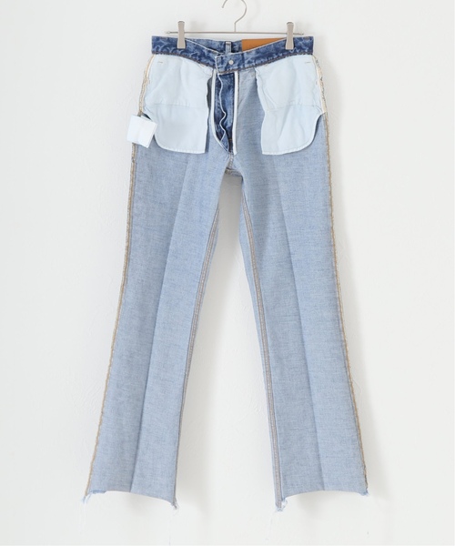 INSCRIRE（アンスクリア）の「《追加》【INSCRIRE /アンスクリア】002 Flare Denim：デニム（デニムパンツ・レディース・ブルー・28/29/30）」の19枚目の写真
