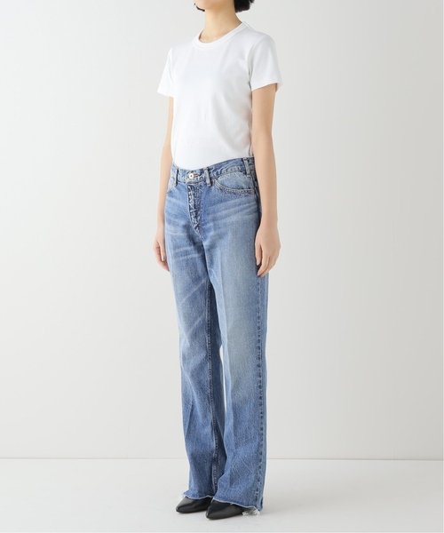 追加》【INSCRIRE /アンスクリア】002 Flare Denim：デニム（デニム