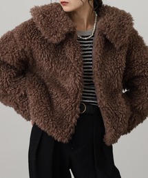 プードル衿付きファージャケット