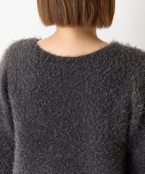 un dix cors(アンディコール)の「《幅広く楽しめる◎》前後2WAYダブルフェイスシャギーニット(ニット/セーター・レディース・グレイッシュベージュ/チャコールグレー・FREE)」の18枚目の写真