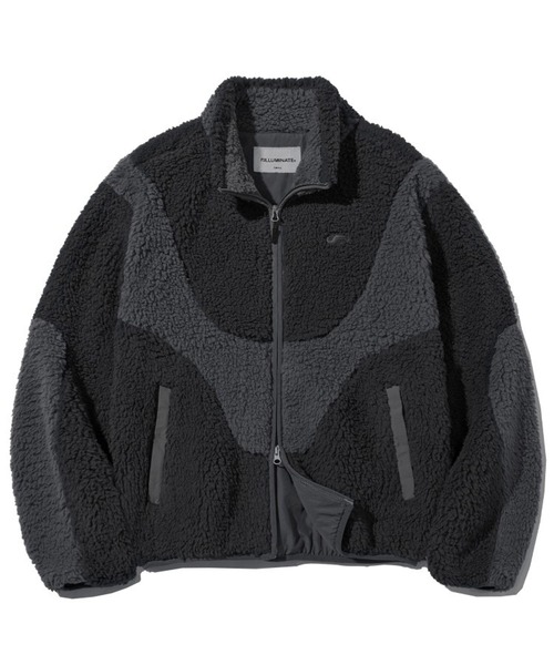 F.ILLUMINATE（フィルミネイト）の「【UNISEX】Filluminate／デュオフリースブルゾン（ブルゾン・レディース・ベージュ/ブラック・MEDIUM/SMALL）」の13枚目の写真